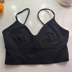 Black crop top
